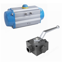 气动高压四通球阀-内螺纹-液压阀